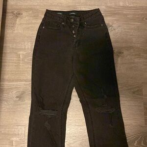Wild fable black ripped jeans